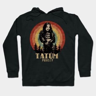 Retro Sunset Tatum Paxley Wrestling Hoodie